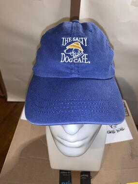 The Salty Dog Cafe Hat Ahead Extreme Blue Embroidered Strapback Dad Cap